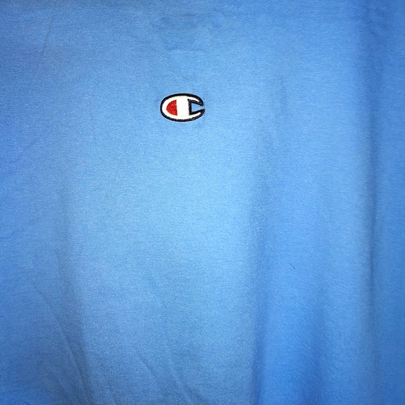 Champion Women's Sleeveless Blue Muscle Tee - Picture 3 of 4